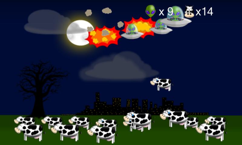 UFOs attack
