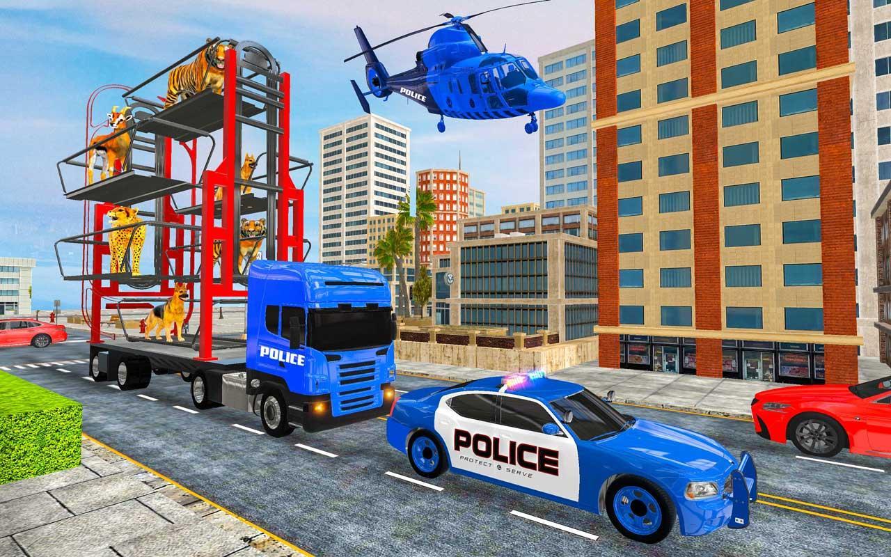 US Police Multi Level Animal Transporter Truck