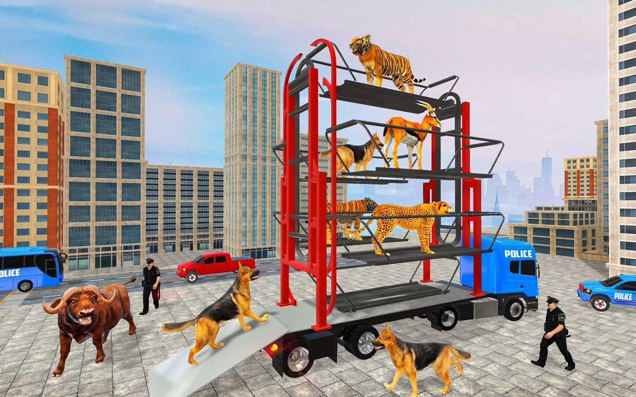 US Police Multi Level Animal Transporter Truck