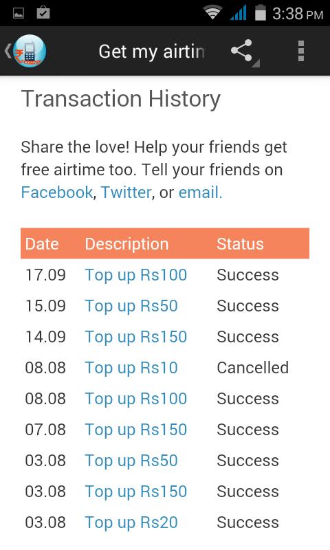 Win Talktime Free Recharge