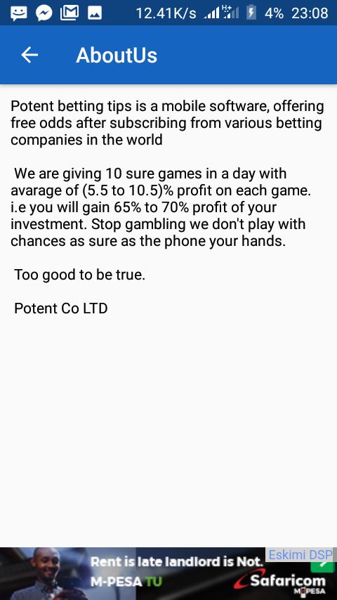 Potent Betting Tips