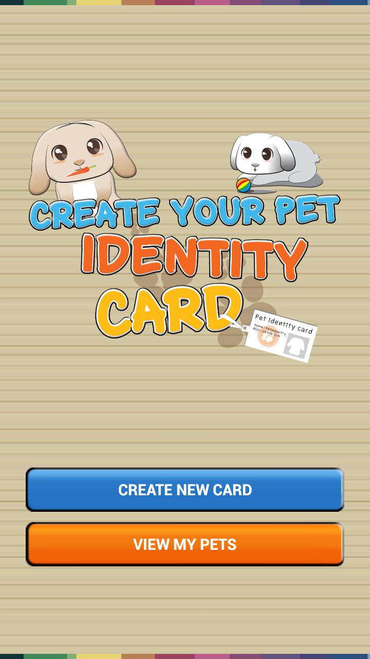 Pet Identity card