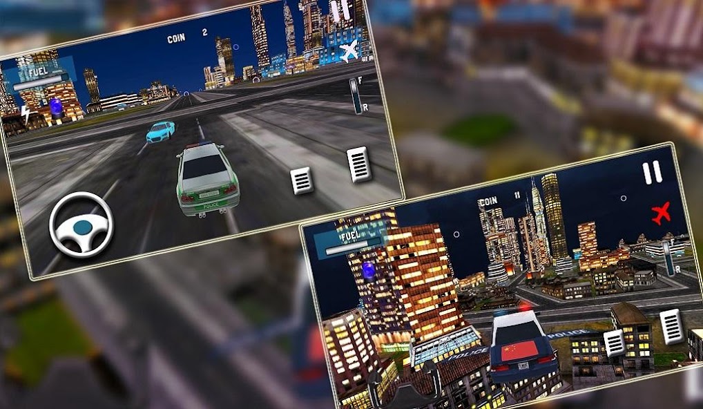 Sports Police Flying Car