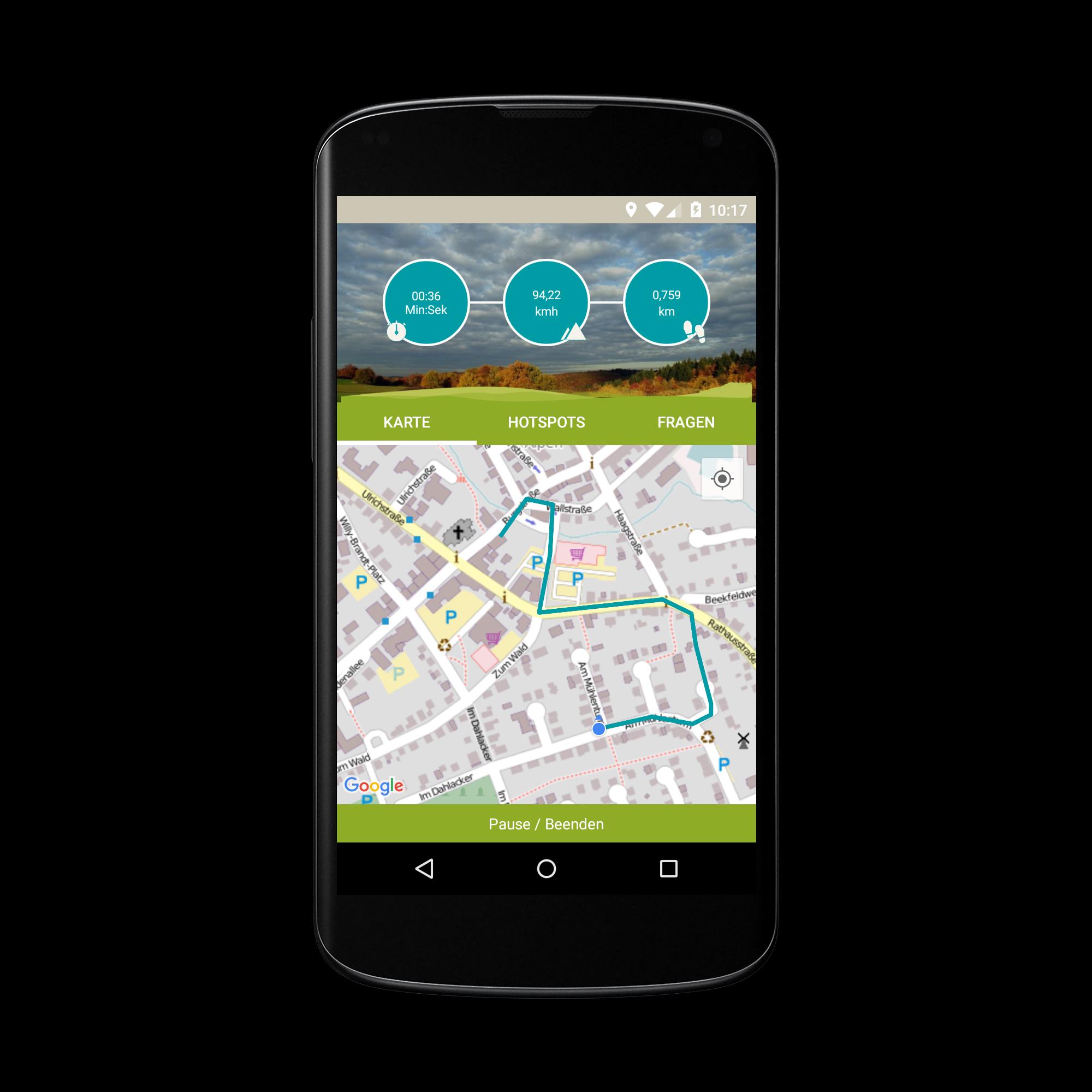Wander-Erlebnis-App