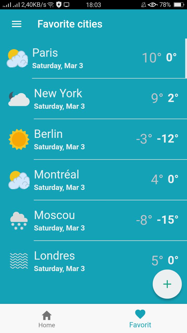 WeatherTracker - Accurate weather forecast