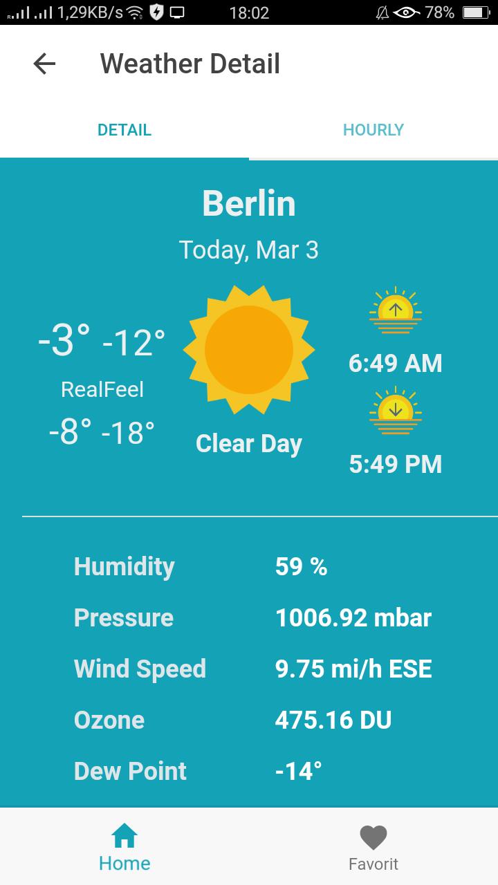 WeatherTracker - Accurate weather forecast