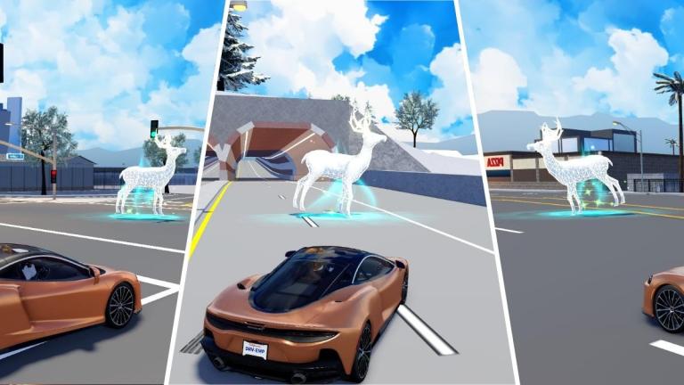 Tous les 10 emplacements de renne de l'événement de Noël dans Driving Empire