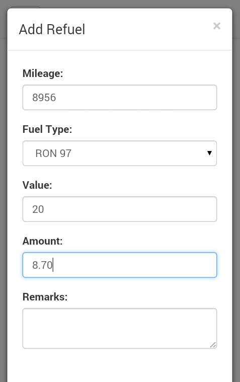 Vehicle Service Log