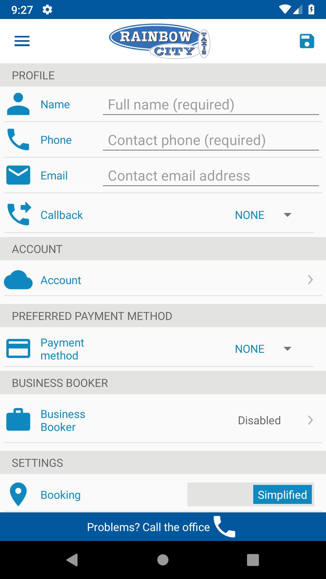 uBook by Rainbow City Taxis