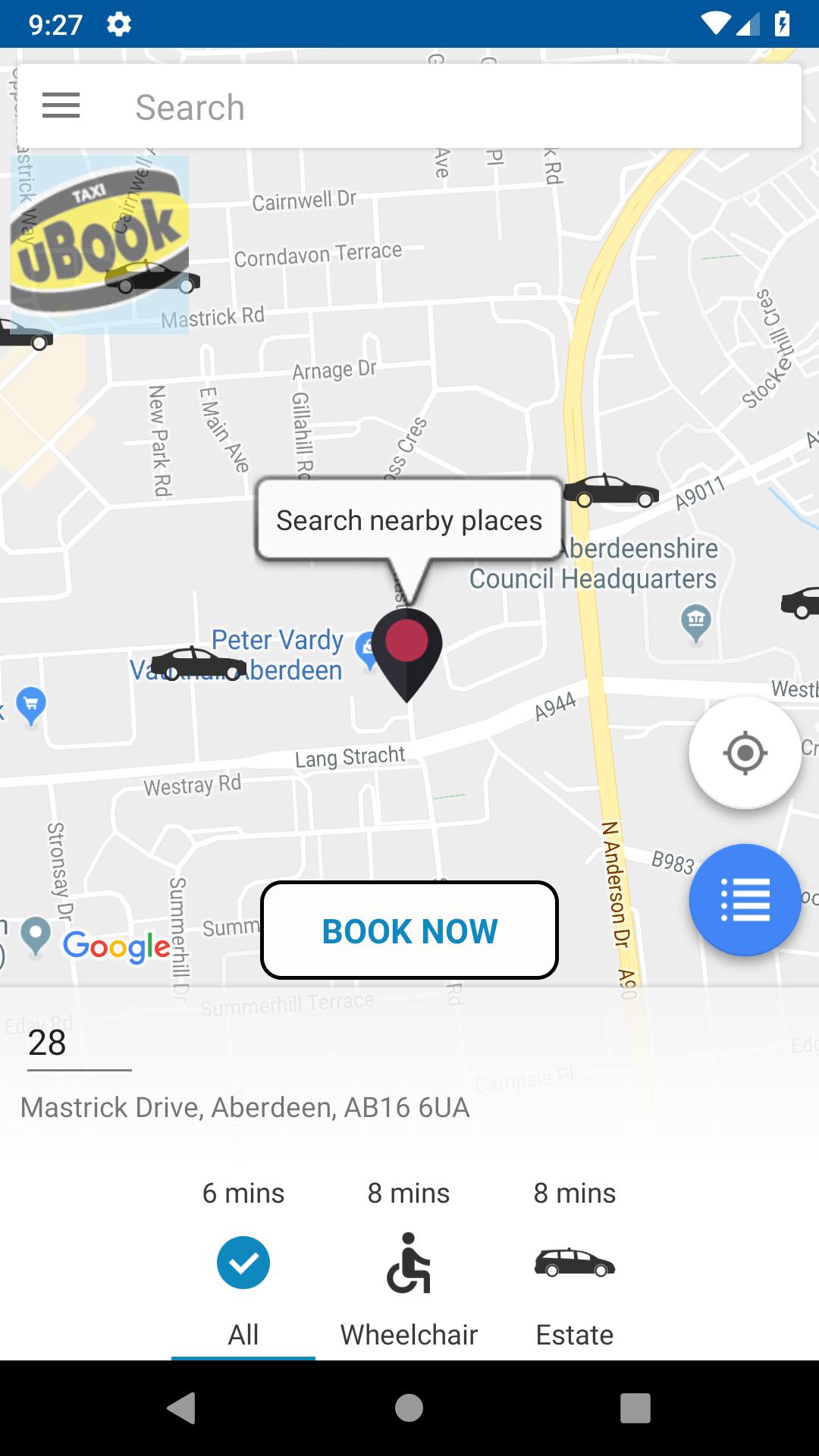 uBook by Rainbow City Taxis