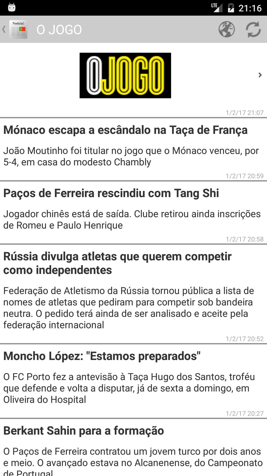 Jornais de Portugal