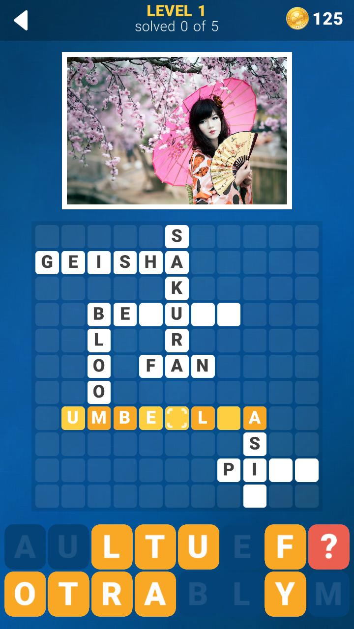 125 Photo Crosswords