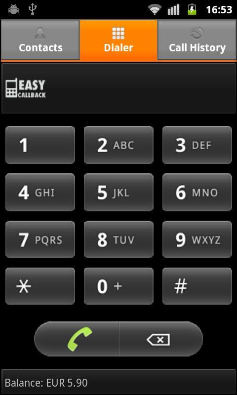 EasyCallBack - 3G & WiFi calls