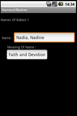 Names Of Babies
