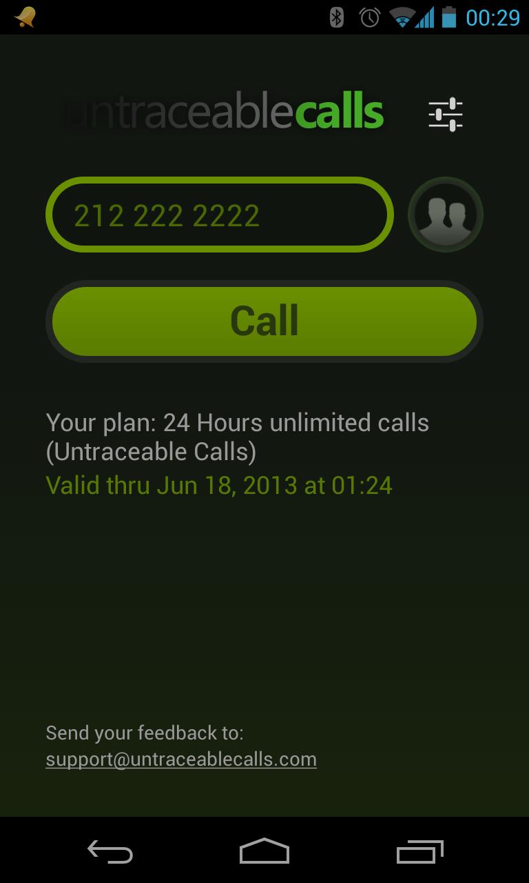 Untraceable Calls