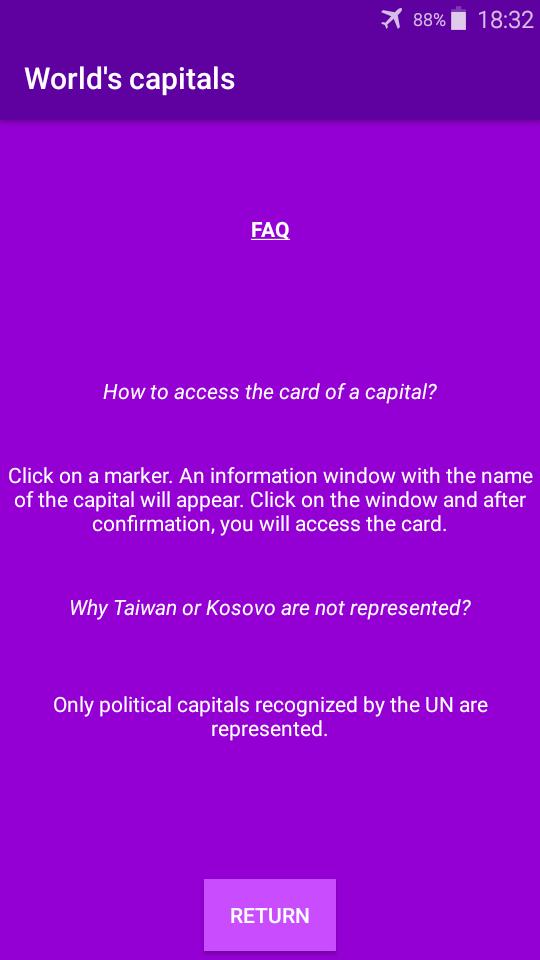 World's capitals