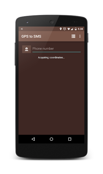 GPS to SMS
