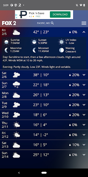 Fox 2 St Louis Weather