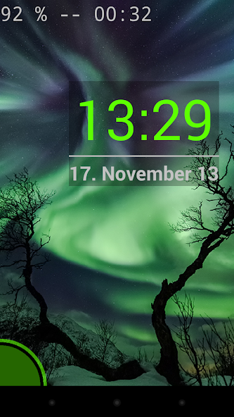 Day and night clock