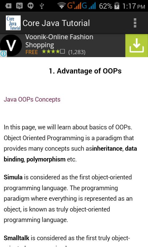Core Java Tutorial
