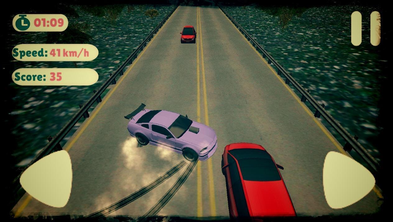 High speed car racer