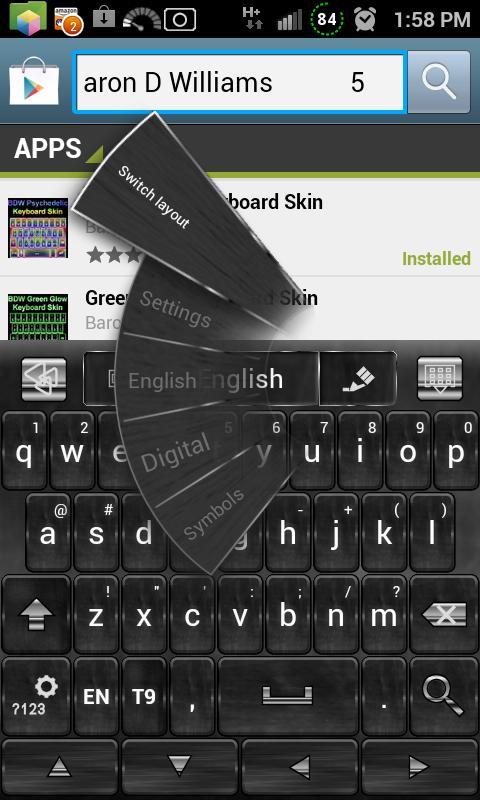 BW Silver Charcoal Keyboard Sk