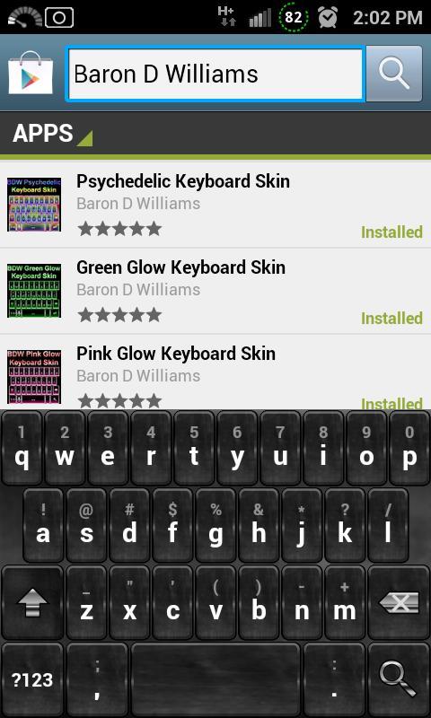 BW Silver Charcoal Keyboard Sk