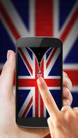 UK Flag Zipper Lock Screen