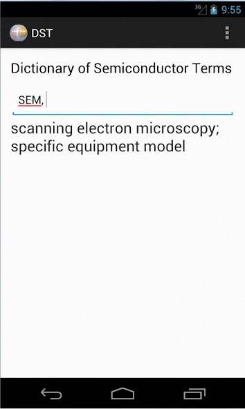 Dict of Semiconductor Terms