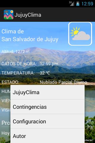 Weather of Jujuy Argentina
