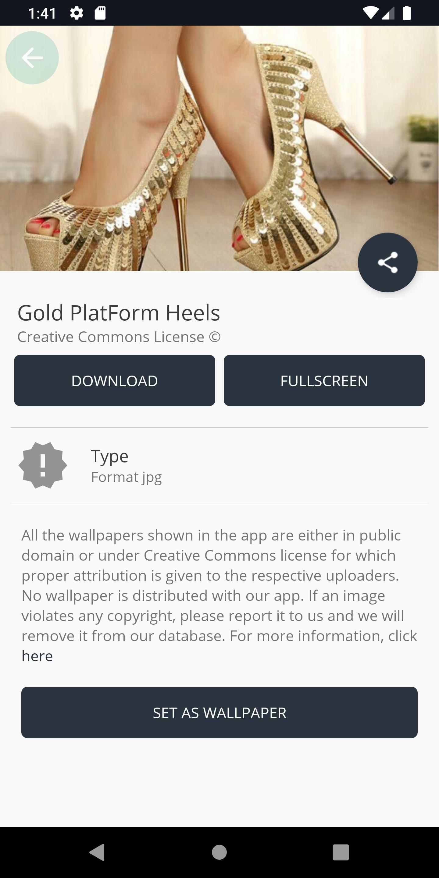 Gold Platform Heels