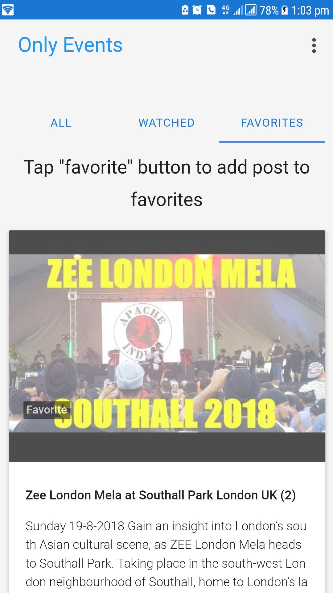 Only Events