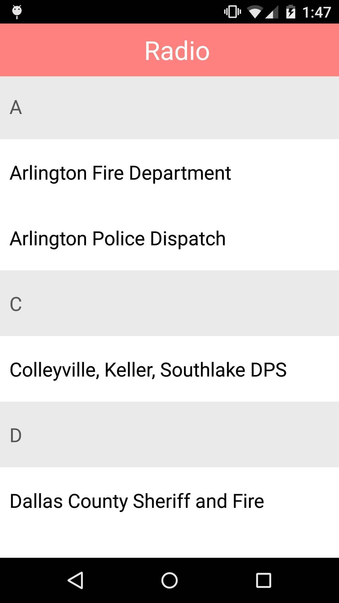 DFW Scanner