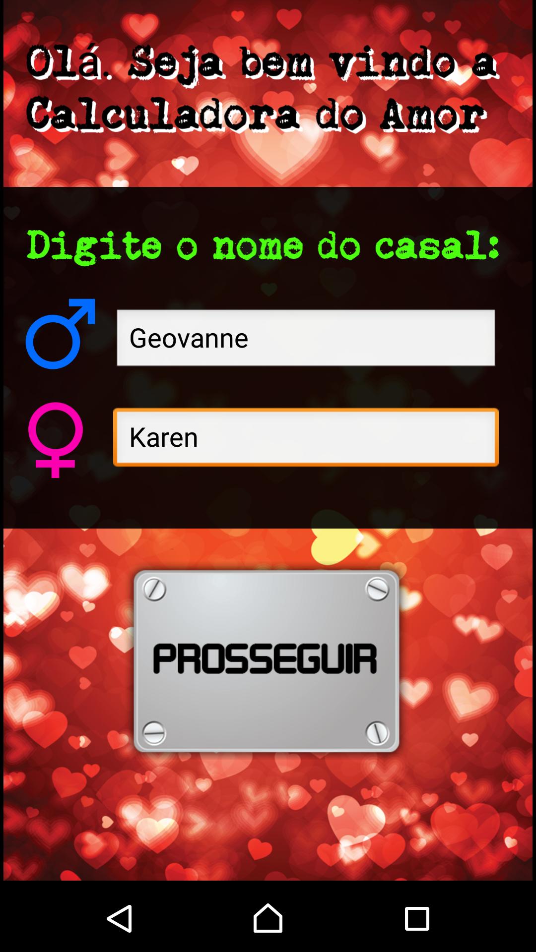 Calculadora do Amor
