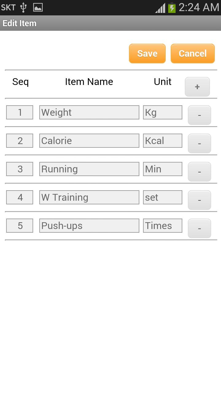 Fitness Diary