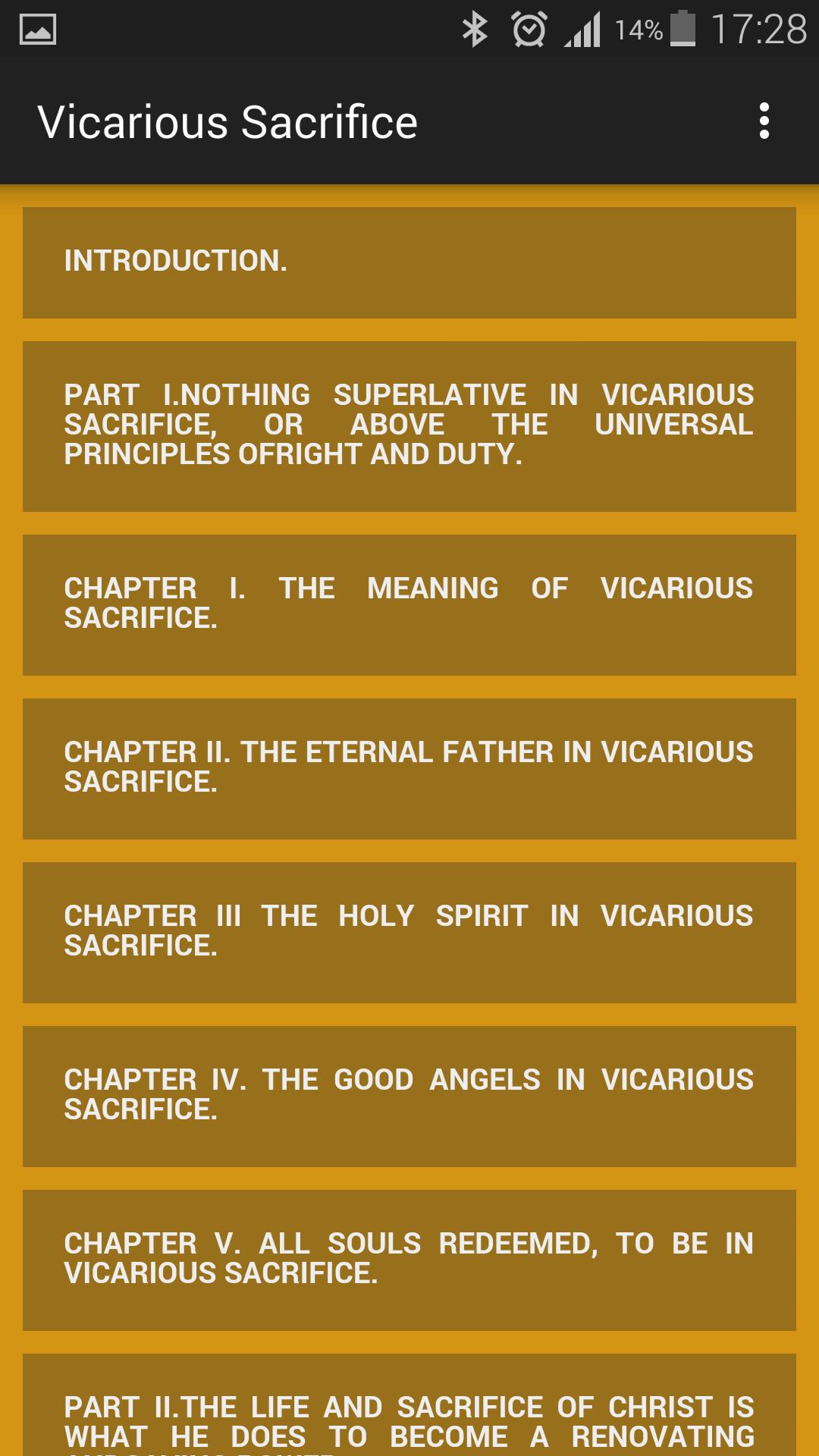 Vicarious Sacrifice