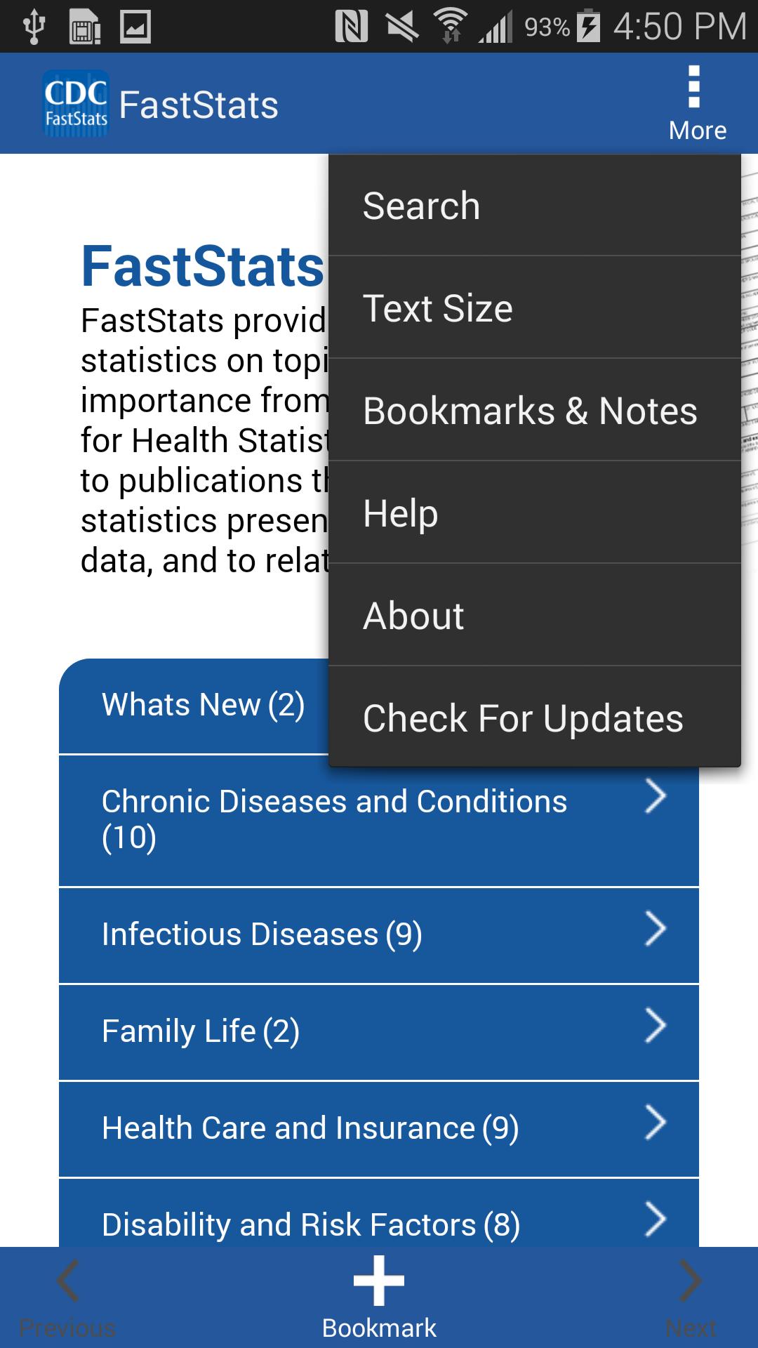 CDC FastStats
