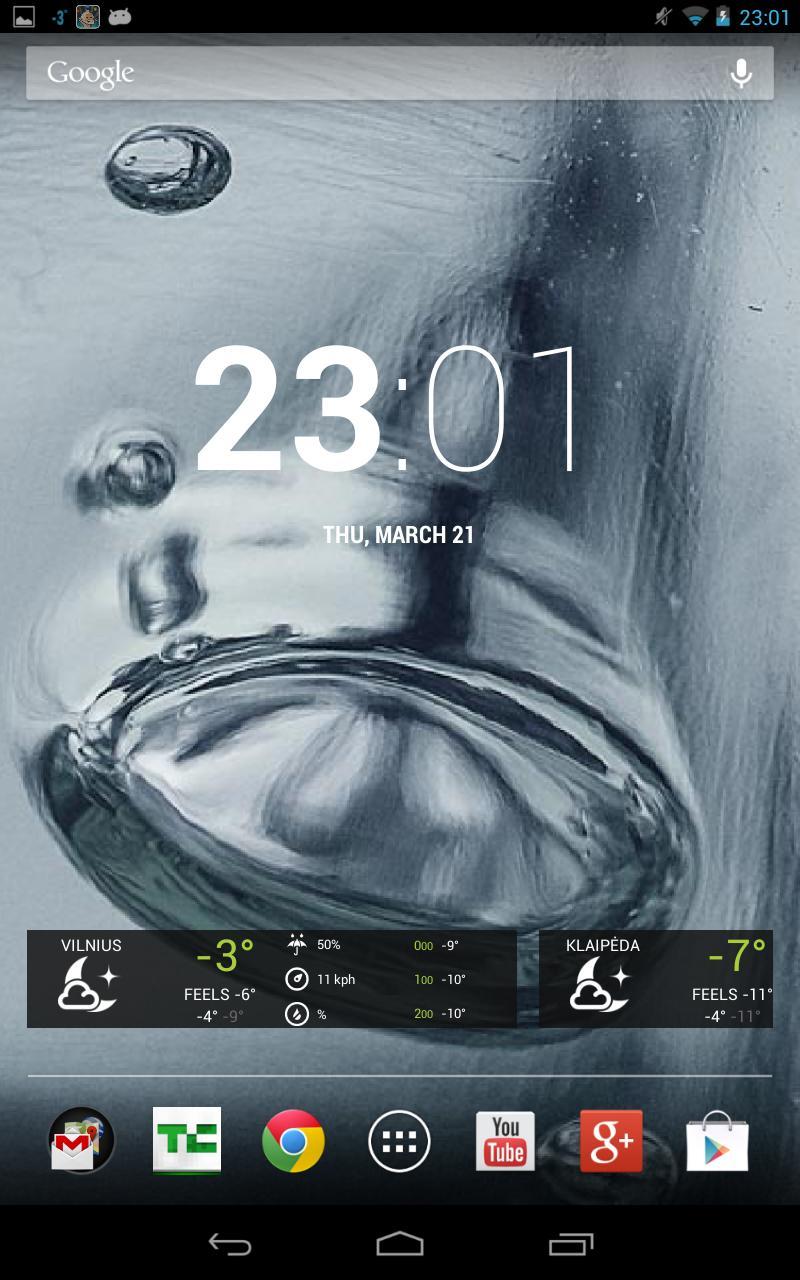 Free Bubbles, Rain drops Theme