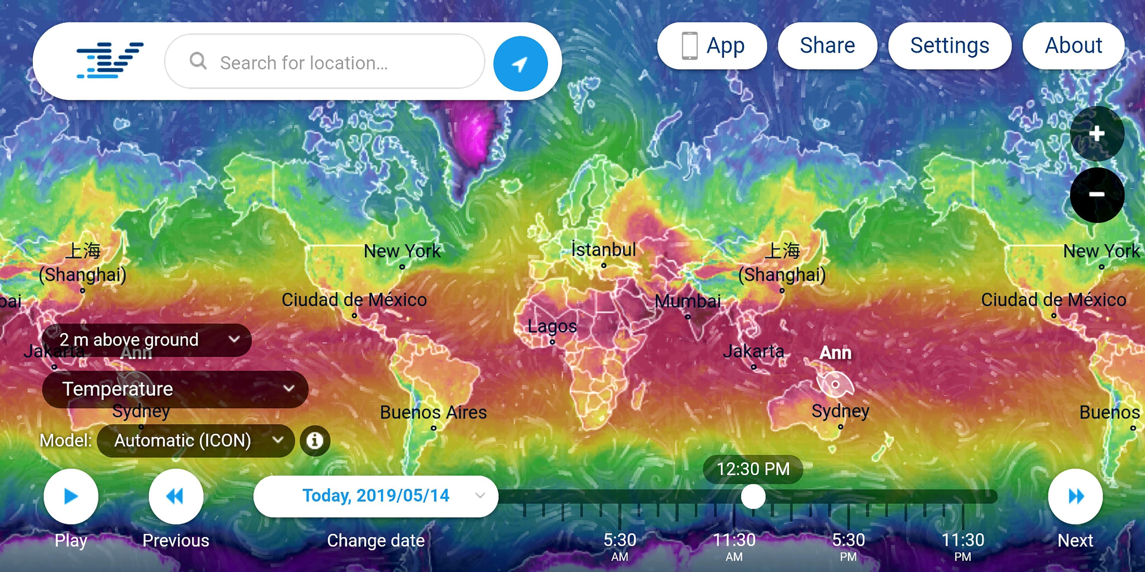 Wind Rain Temp Live