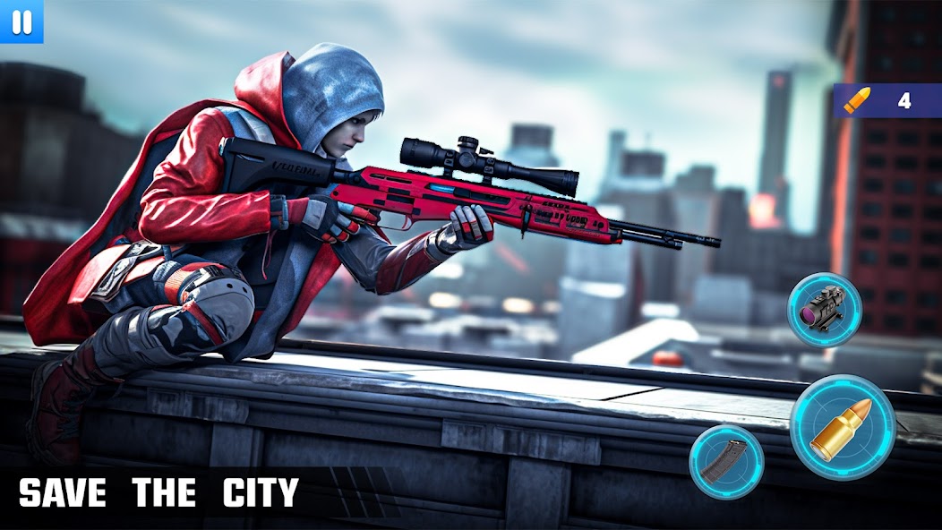 3D Sniper Gun Games Offline