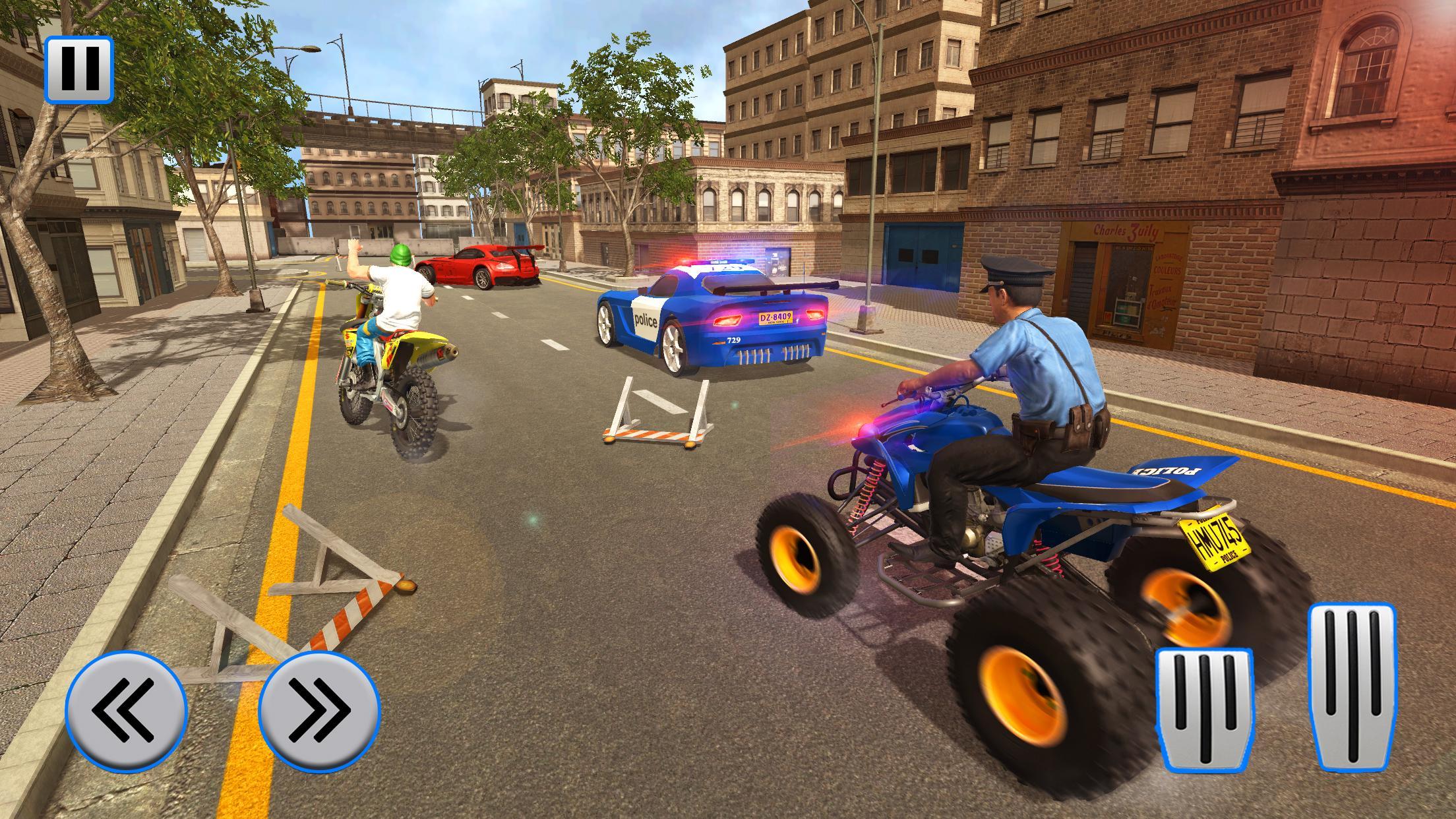 Police ATV Quad Bike Chase