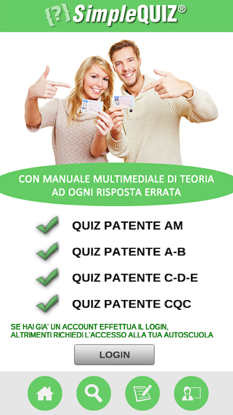 Simple QUIZ PATENTE