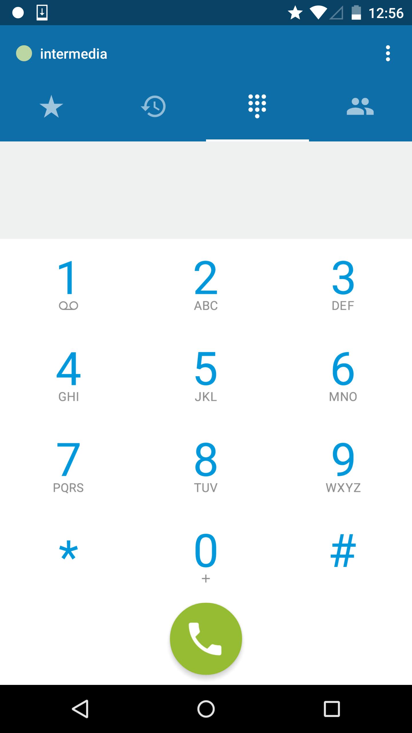 Intermedia softphone