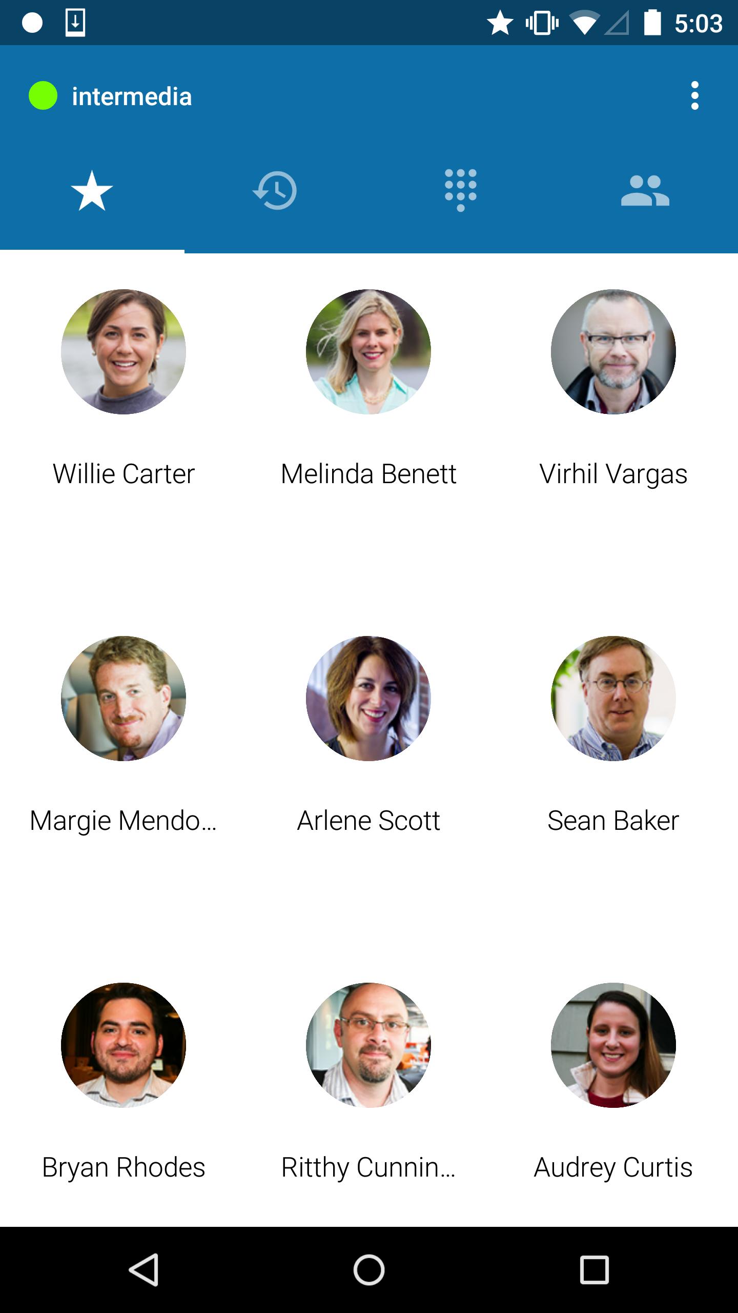 Intermedia softphone