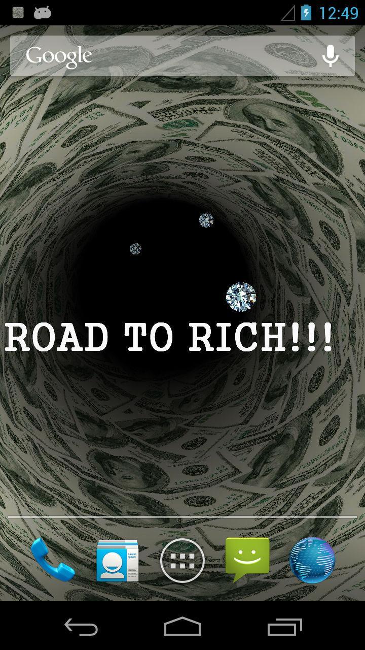 Money Tunnel Live Wallpaper