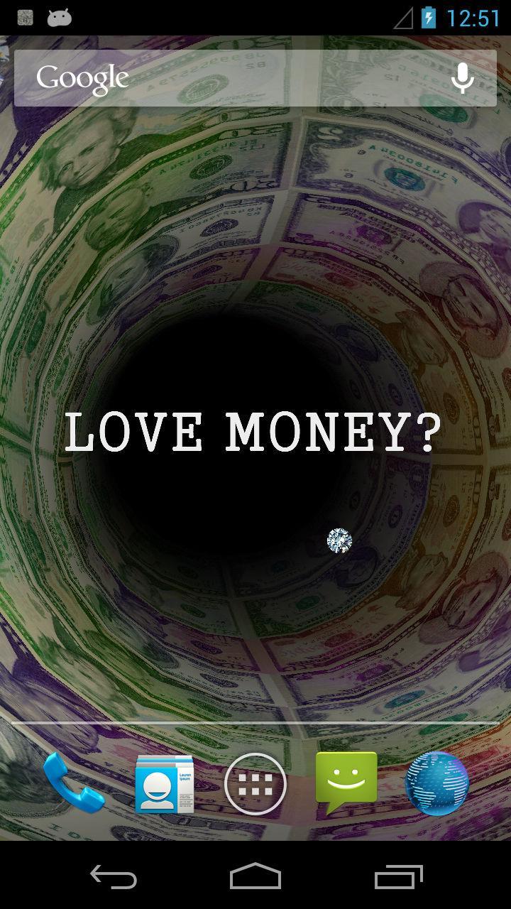 Money Tunnel Live Wallpaper