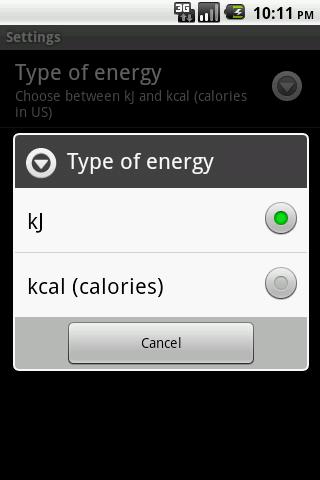 Fat Energy Calculator