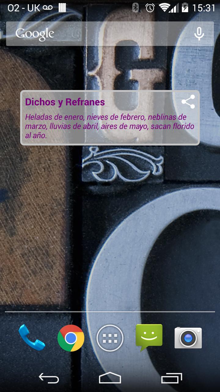 Dichos y Refranes