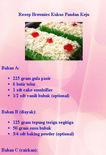 Aneka Resep Brownies