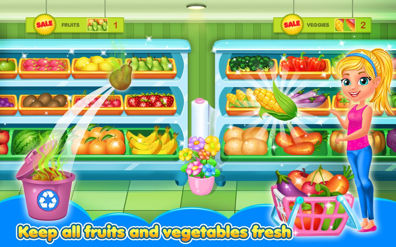 Grocery Supermarket Girls Game